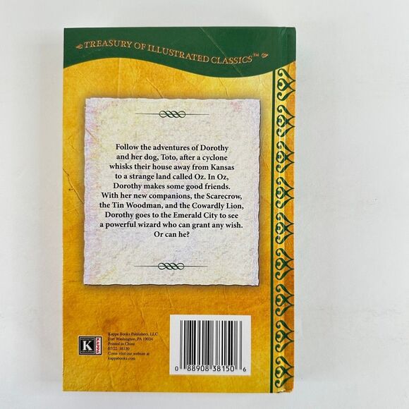 2/$8 The Wizard of Oz book by L. Frank Baum-Treasury of Illustrated Classics - Picture 5 of 9